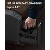 Gun Safe Biometric Pistol Safe Bedside Handgun Case, Slider Fingerprint