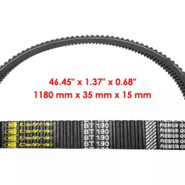 Caltric Clutch Drive Belt For Polaris Classic 550 2003-2006  3211078