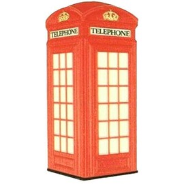Telephone Box Fridge Magnet London Souvenir Red Traditional English British Gift