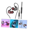 SHOWERORO 1pc Ear Bass Headphones with Microphone Wired Earphones for