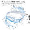 2Pcs LED Daytime Running Light Sequential Flexible Turn Signal Strip