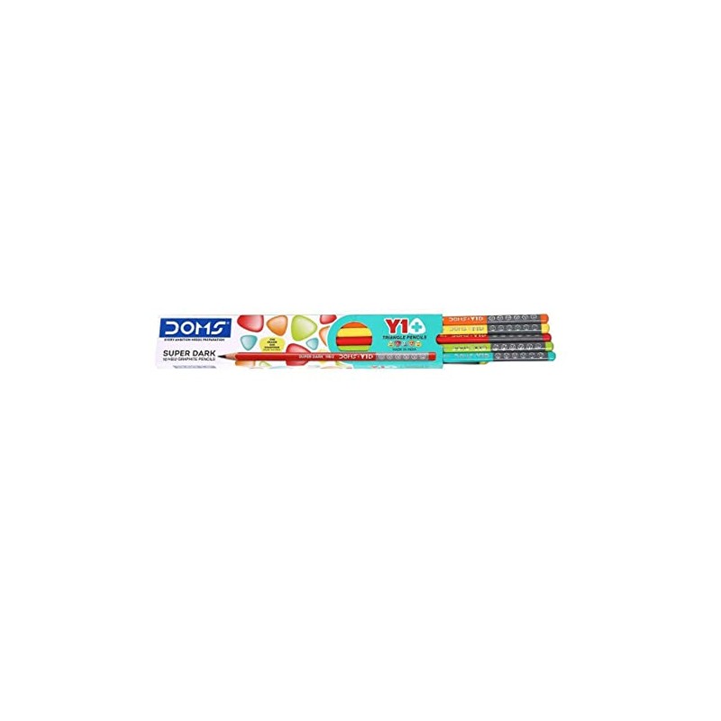Doms Y 1 + Super Dark HB/2 Graphite Pencil Box