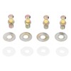 4pcs Door Lock Bolts 357837034 Cotter Pins ABS Metal Replacement