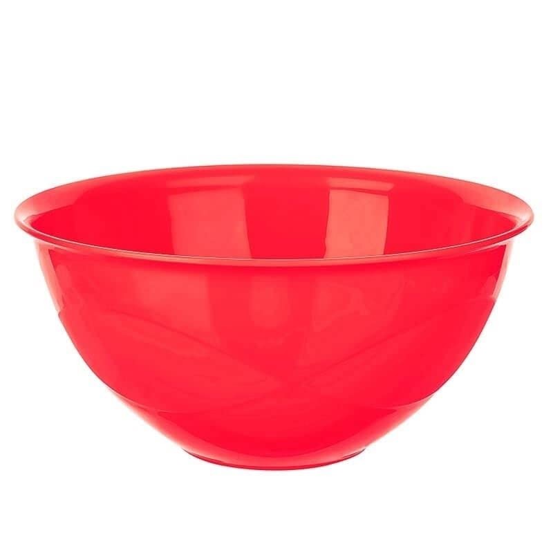Tribello Large Mixing bowls 5-Quart 169oz - Plastic Salad/Mixing/Serving Bowl