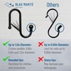 Blau Marité 10 x S-Shaped Hooks with Anti-Drop System. Length:
