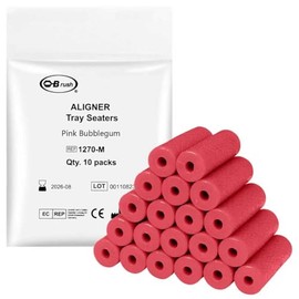B Rush- 20 unidades de masticables para alineadores Invisalign, masticables Aligne para ortodoncia invisible, fijadores de alineadores, mordedores de dientes ortodónticos con sabor a chicle, paquete d