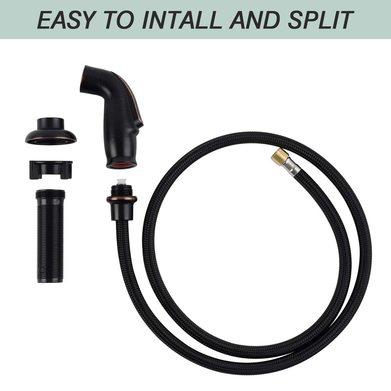 iFealClear Kitchen Sink Side Sprayer, Kitchen Sink Faucet Replacement Parts