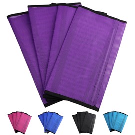 Horse Fly Boots, Superior Ventilate Mesh with Strong Fasteners Equine Fly Boots, Long-Lasting for Daliy Wear, Flexible to Fit Most Horse Legs, SET of 4 Fly Leggings for Horses