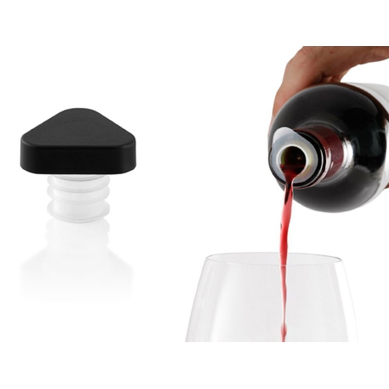 Koala Wine Stopper and Antigoteo Black-4 Pieces, One Size