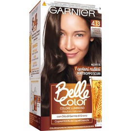 Garnier Hair Colour Beautiful Colour, Bright Colour and Natural Reflections, Covers 100% of White Hair, Golden Ash Brown