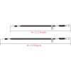 Huskey Brake Cable Set for Yamaha G8,G14,G16,G19 Golf Carts Driver