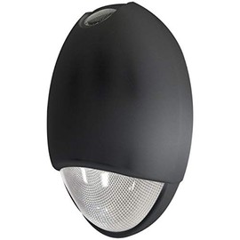 The Lighting Source Oval LED Emergency Light - Black Finish