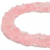 Unbranded Rose Quartz Rough Nugget Chunks Side Drill Beads Approx