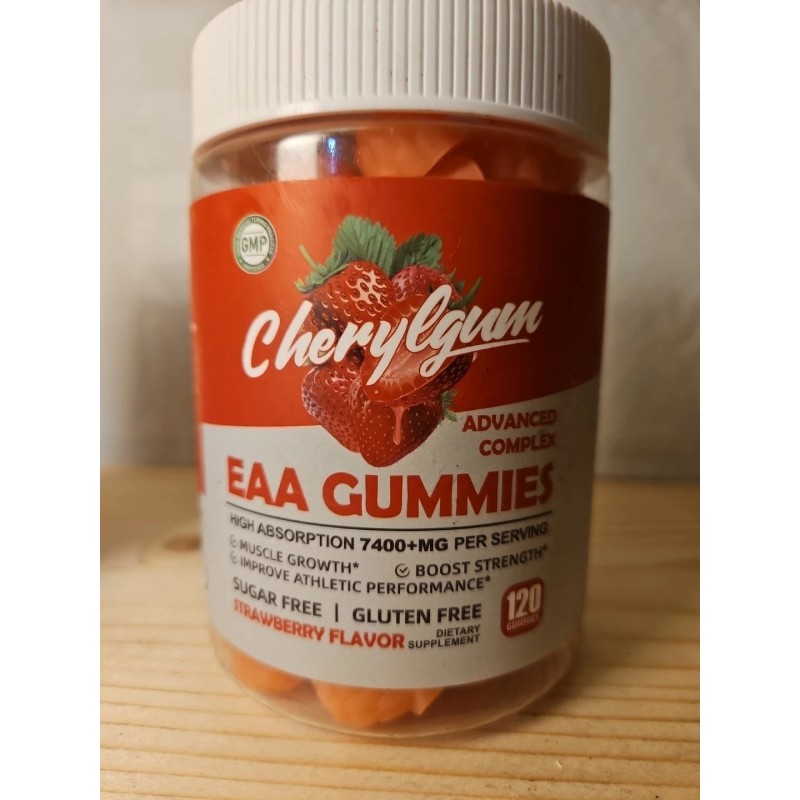 cherylgum 2 Pack- 120-count jars cherylgum advanced complex vegan eaa