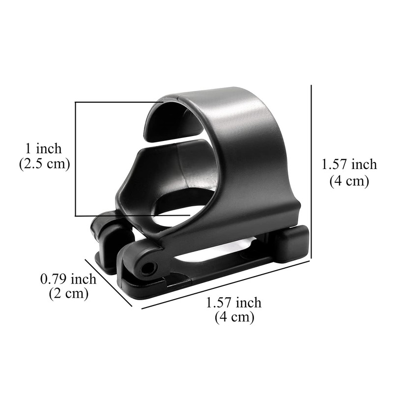 SIXQJZML 2 Pieces Scuba Dive Universal Plastic Clip Snorkel Keeper