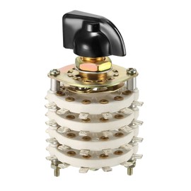Rebower 4P11T 4 Pole 11 Throw 4 Layer Band Selector Swivel Switch with Knob [Radio, TV, Industrial Mechanical Control Unit]