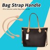 2 Pieces Genuine Leather Bag Handle Handbag Strap Replacement Straps