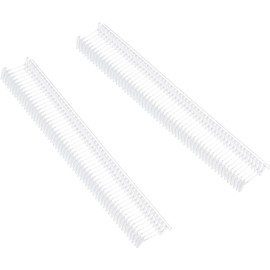 TOP-VIGOR 1000Pcs Tagging Barbs, 10mm Tagging Gun Fasteners, 0.39Inch Tag Pins, Plastic Standard Label Gun Price Tagging Barbs for Garment Price Tag Label, White