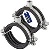 Reinforced Pipe Clamps M8/M10 with Rubber Seal and Diameter 35