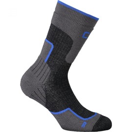 CMP Unisex Trekking Socks Wool Mid Socks, Titanium-Royal