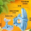Grupo Carnavallia Inflable Ballena Azul Salvavidas Flotador Asiento Bebé Alber