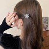 6 Stück Schneeflockenförmige Haarspangen, Strass-Haarspangen, Kreative Haarspangen, Elee Haarspangen, Haarschmuck