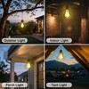 YUMAMEI Solar Pendant Lights, Solar Powered Shed Light with Pull