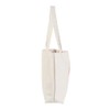 Organic Cotton Logo Tote Medium Sheer Orange