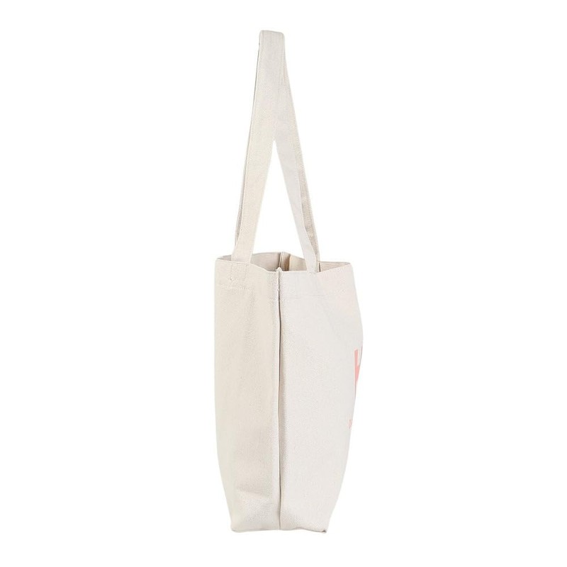 Organic Cotton Logo Tote Medium Sheer Orange