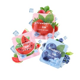 ASTOFLI Flavoured Inner Filter Packs: Ice Strawberry/Ice Blueberry/Ice Watermelon Flavoured Breathlace Tube Breathing Necklace with Resistance Filter Calm Breathlace Stop Stress Necklaces Anxiety