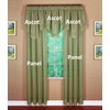 Today's Curtain Emelia Original Voile Panel 45", Dusty Leaf, 60"