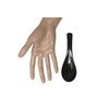 Matte Black Spoon Astragalus Lotus Flower Set of 5 Commercial
