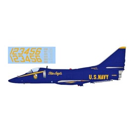 HOBBY MASTER 1/72 A-4F Skyhawk Blue Angels Machine 1-6 Decal Included Version Complete Product
