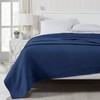 Modern Threads 100% Cotton Waffle Thermal Blanket, Navy, King/California King