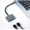 Reagle USB-C HUB Adapter - Dual HDMI 4K, 100W PD,