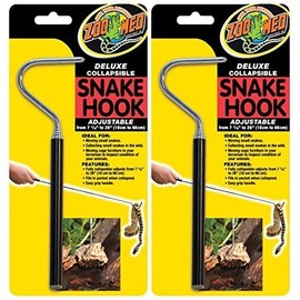 (2 Pack) Zoo Med Deluxe Collapsible Snake Hook
