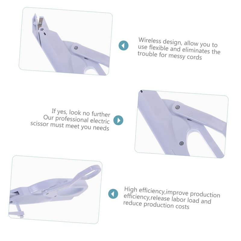 SEWACC Cordless Electric Scissors for Fabric and Leather Cutting Handheld