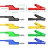 Cleqee 4 mm Stackable Banana to Banana Plug Test Leads