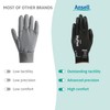 Ansell HyFlex 48-101 Thin Work Gloves, Stretch Fit Nylon Liner