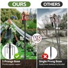 Bird Feeder Pole,75" Outdoor Bird House Pole Kit Stand with