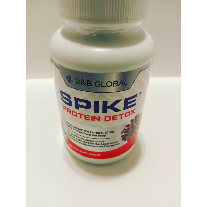 Spike Protein Detox Bromelain 500mg, Curcumin 1000mg