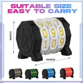 MTG Life Counter Wheel Health Tracker Gradient Game Counter for Board Game Compatible Table top Games with Magic Card Game Accessories CCG Creature Stats (White)