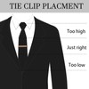 HAWSON 2 inch Tie Clip for Men in 1pcs/ 3pcs/4