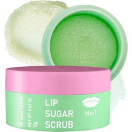 Exfoliante Labial Con Azúcar De May Island #Dragonfruit Kiwi - Tratamiento Exfoliante Labial Coreano Con Azúcar Natural Y Cáscara De Nuez - Exfoliante Labial Suave Para Labios Suaves Y