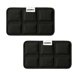 LUCOLOVE Replacement Ice Packs for Dog Cooling Vest – 2-Pack Reusable Gel Packs for Lucolove Cooling Vests – Soak, Freeze & Insert – Size-Matched Ice Packs for Extended Cooling Relief for Dogs (M)