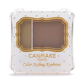 Canmake Color Styling Eyebrow 02, Olive Brown, 0.09 oz (2.4 g)