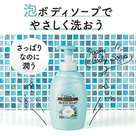 Foaming Body Soap, Citrus Savon Scent, Large Capacity, 23.7 fl oz (700 ml), Diane Botanical, Refreshing & Moist Refill