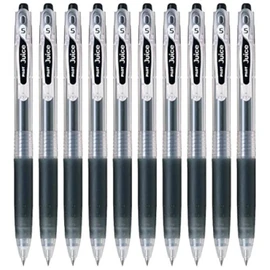 Pilot Juice 05 Retractable Gel Ink Pen (LJU-10EF), Extra Fine Point, 0.5mm, Black Ink, Set of 10