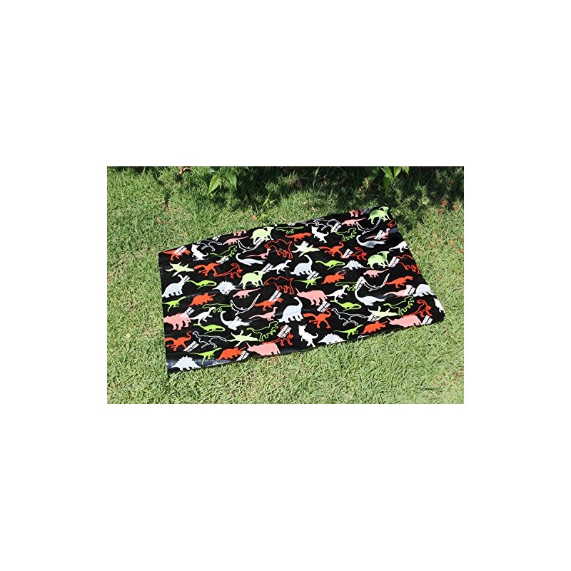 Asahi Koyo Leisure Sheet, Dinosaur Pattern, S, 23.6 x 35.4