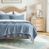 EVERGRACEHOME Stonewashed Cotton Quilt Set Queen Size, Ultra Soft Oversized